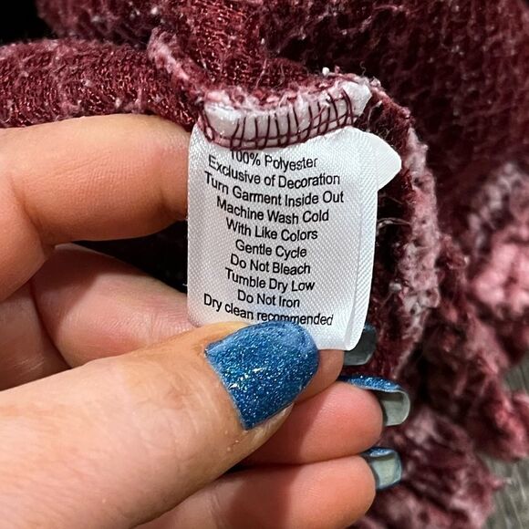 Boxercraft Jacket Sherpa Quarter Zip Fleece Pullover Long Sleeve High Neck Red M - Picture 3 of 4